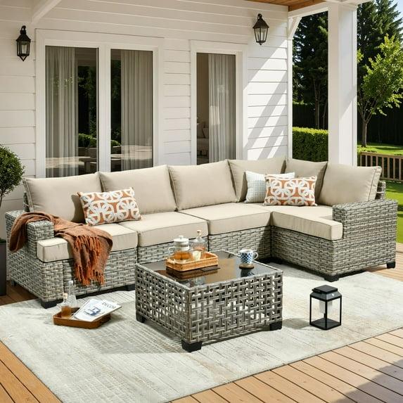 Lark Manor™ Carolle 6 - Person Outdoor Seating Group With Cushions