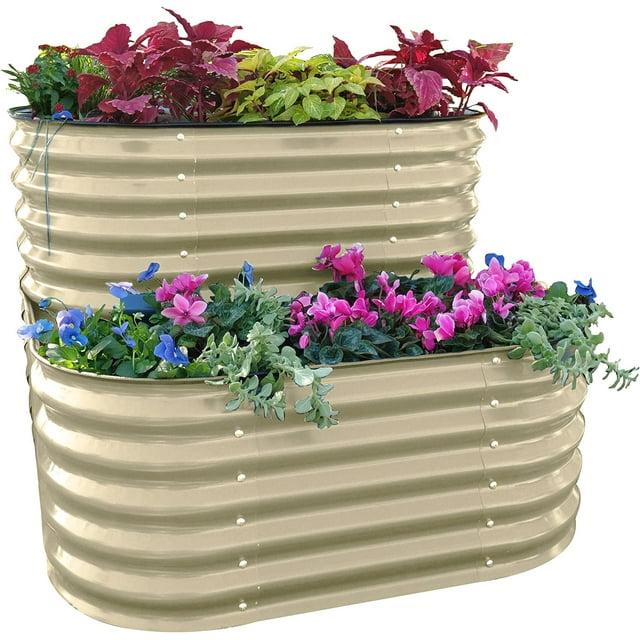 Vego Garden Cascading Metal Outdoor Raised Garden Bed