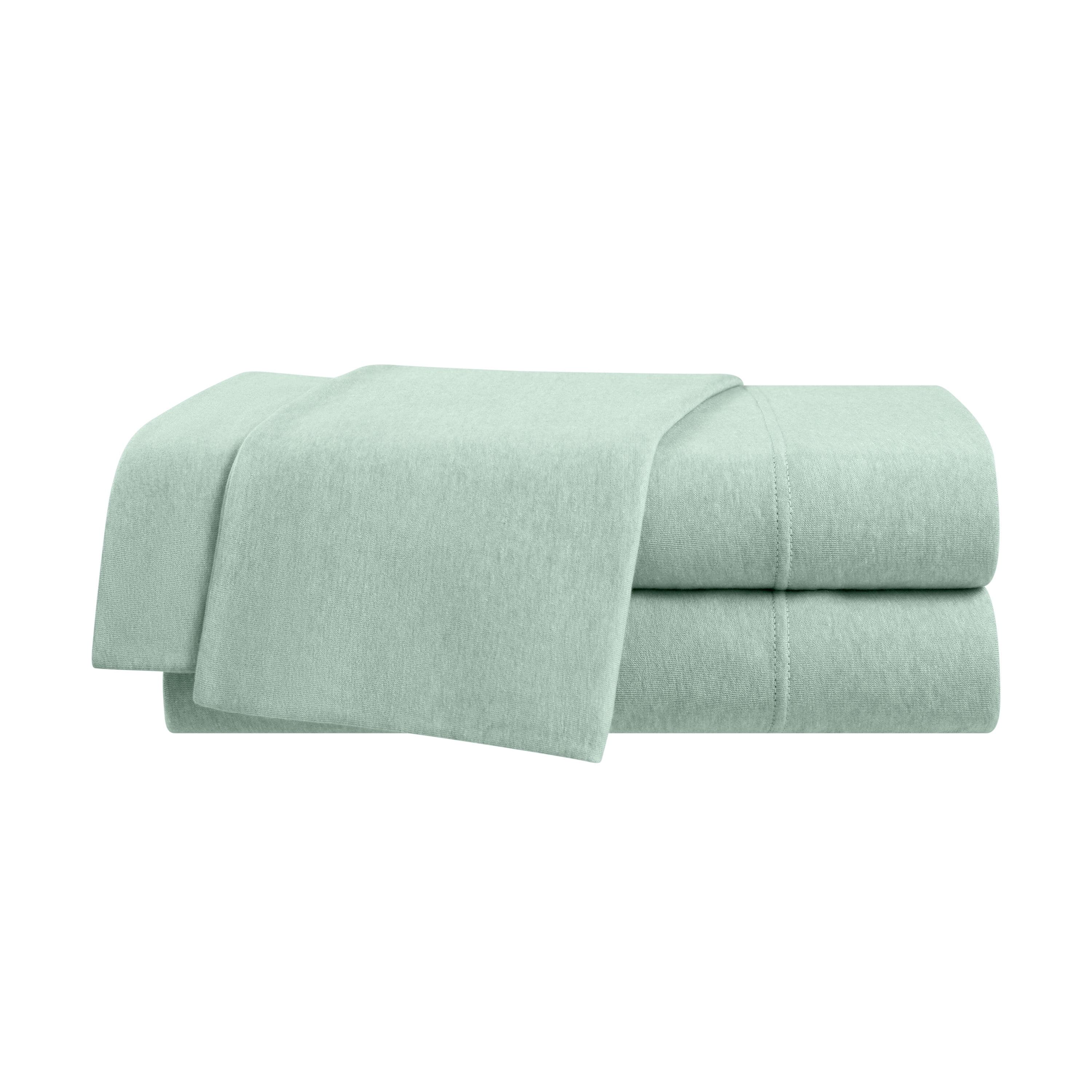 Vellux Vellux Solid Jersey Knit Sheets - Cotton Blend, Deep Pocket, Ultra Soft