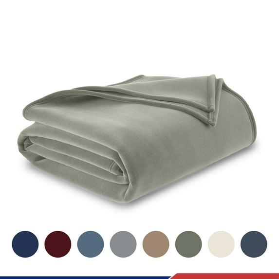 Vellux Throw Blanket, Original Blanket,  Snuggle-Ready,  Durable Machine Washable Pet Friendly, All-Season Comfort, Layering Bed Sofa Blanket, Blanket for Bed, Cozy Throw Blanket