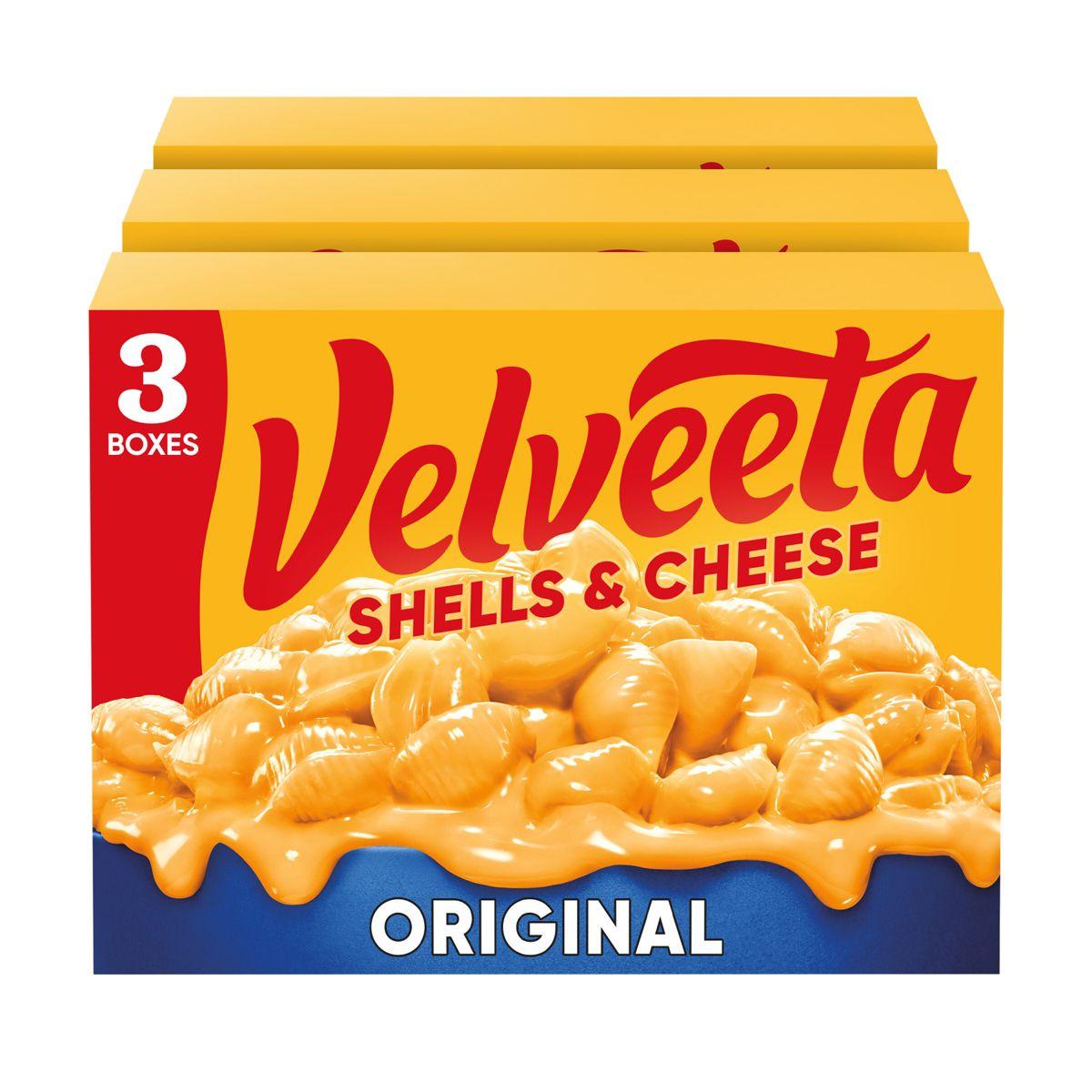 Velveeta Shells & Cheese Original Mac and Cheese Dinner - 36oz/3ct