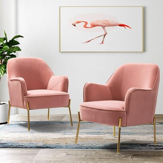 Cleo 26" Wide Contemporary Chair with Recessed Arms