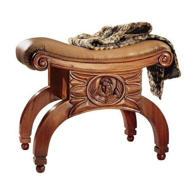 Design Toscano Venetian 19'' Tall Solid Wood Vanity Stool & Reviews | Wayfair