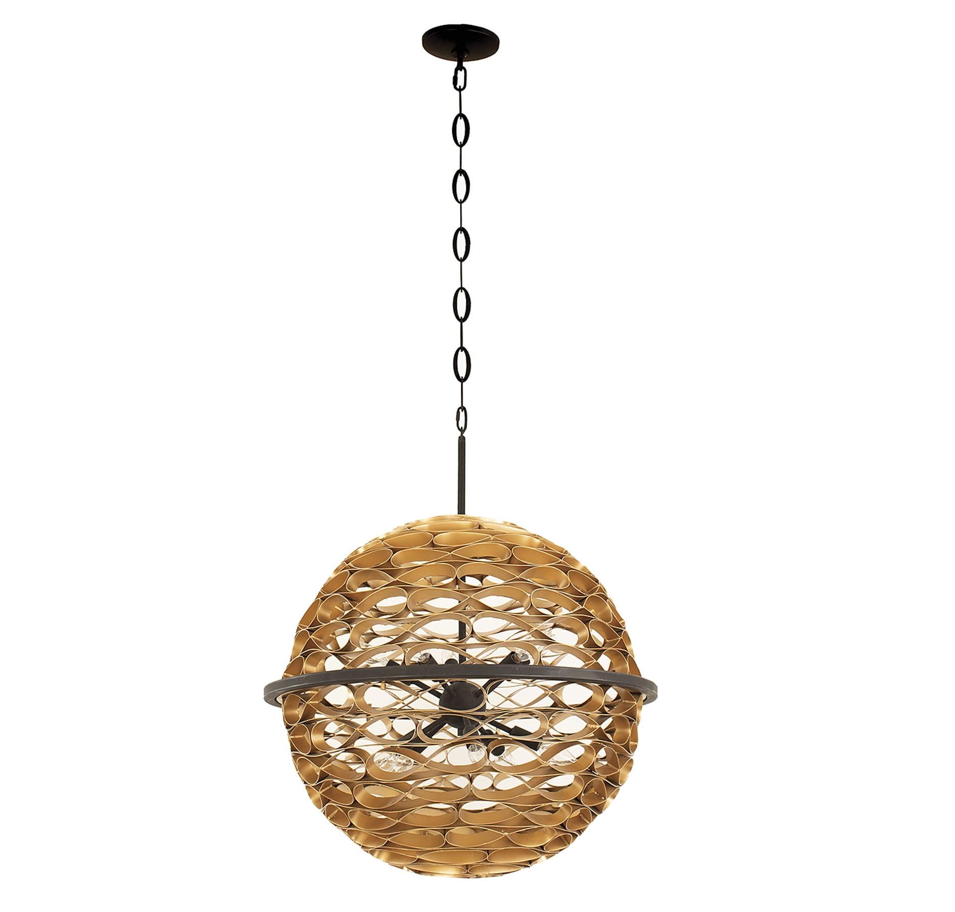 Savoy House Ventura 10 - Light Pendant in  Matte Black/Gold