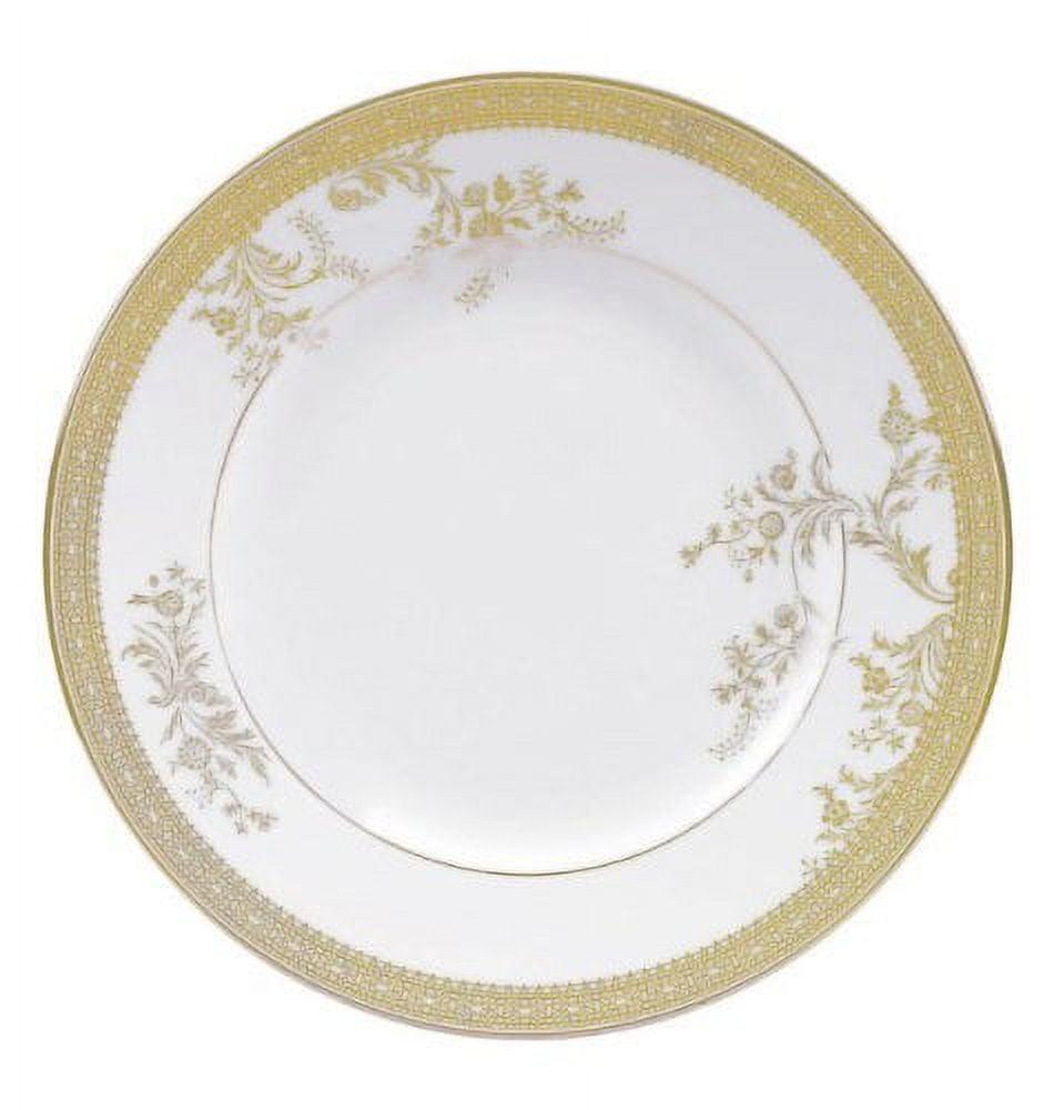 Vera Wang Gold Lace Porcelain 8" Salad Plate