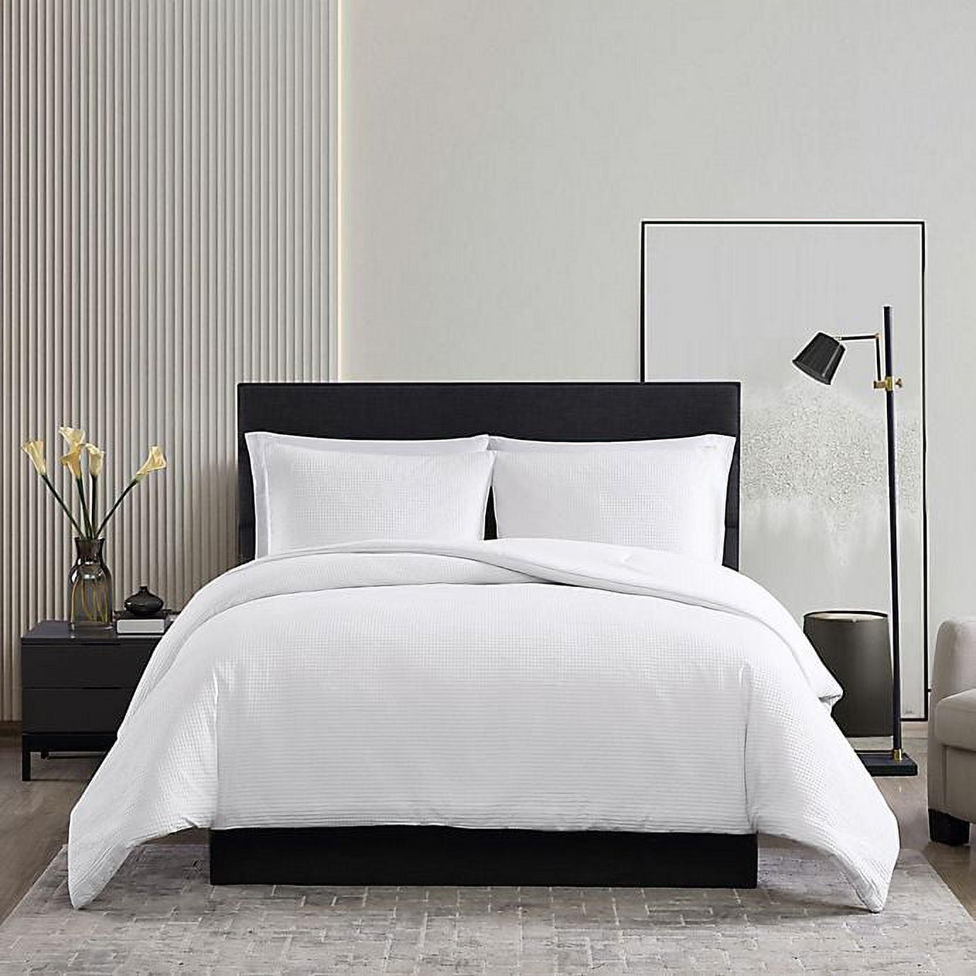 Vera Wang Vera Wang Waffle Pique Solid Cotton Comforter Set