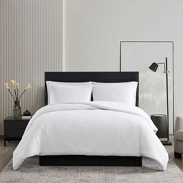 Vera Wang Vera Wang Waffle Pique Solid Cotton Comforter Set