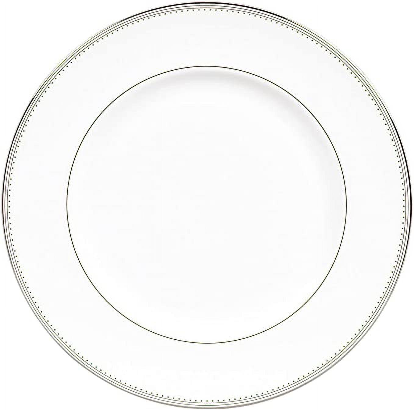 Grosgrain White Porcelain Bread and Butter Plate