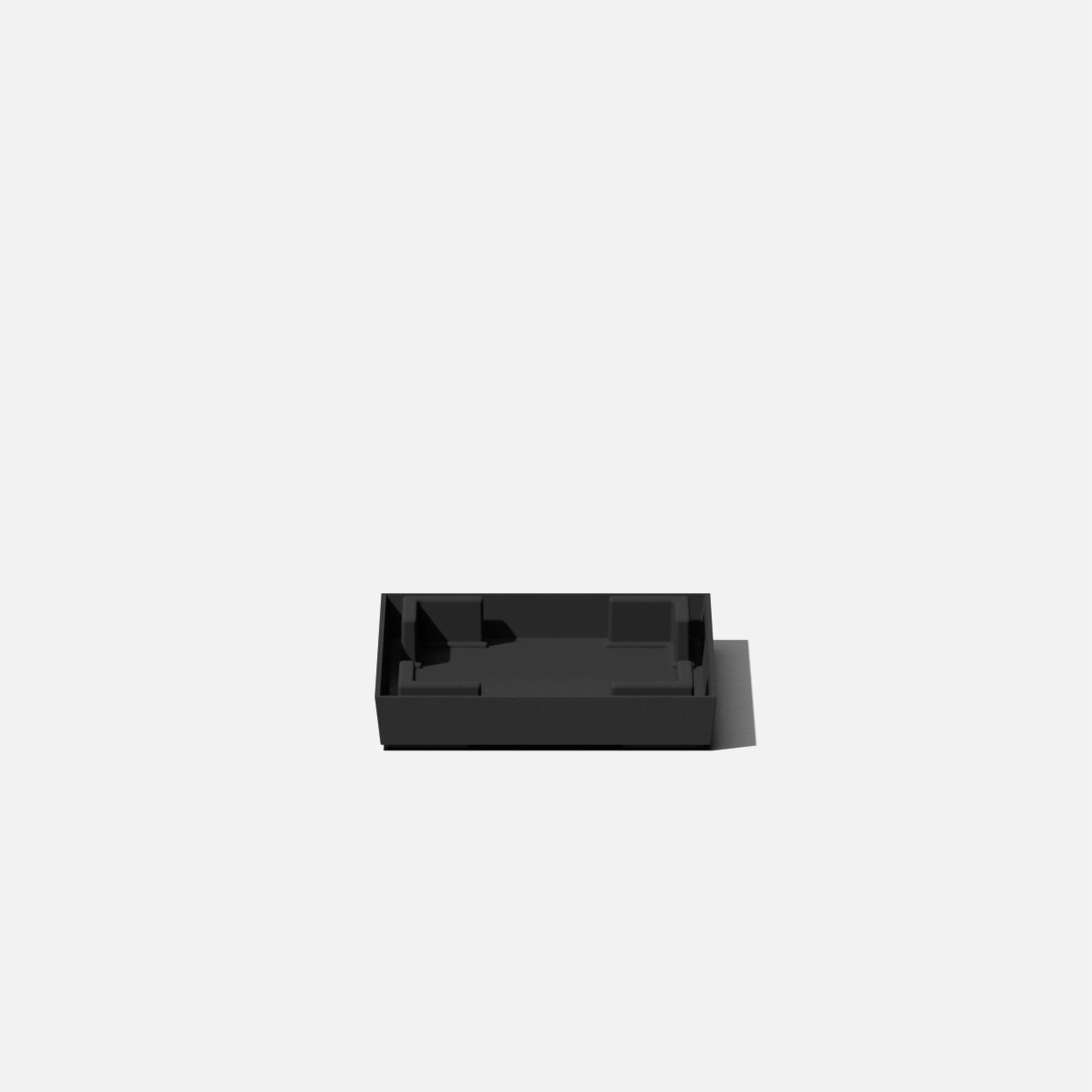 Veradek Taper 8'' Black Plastic Planter Tray