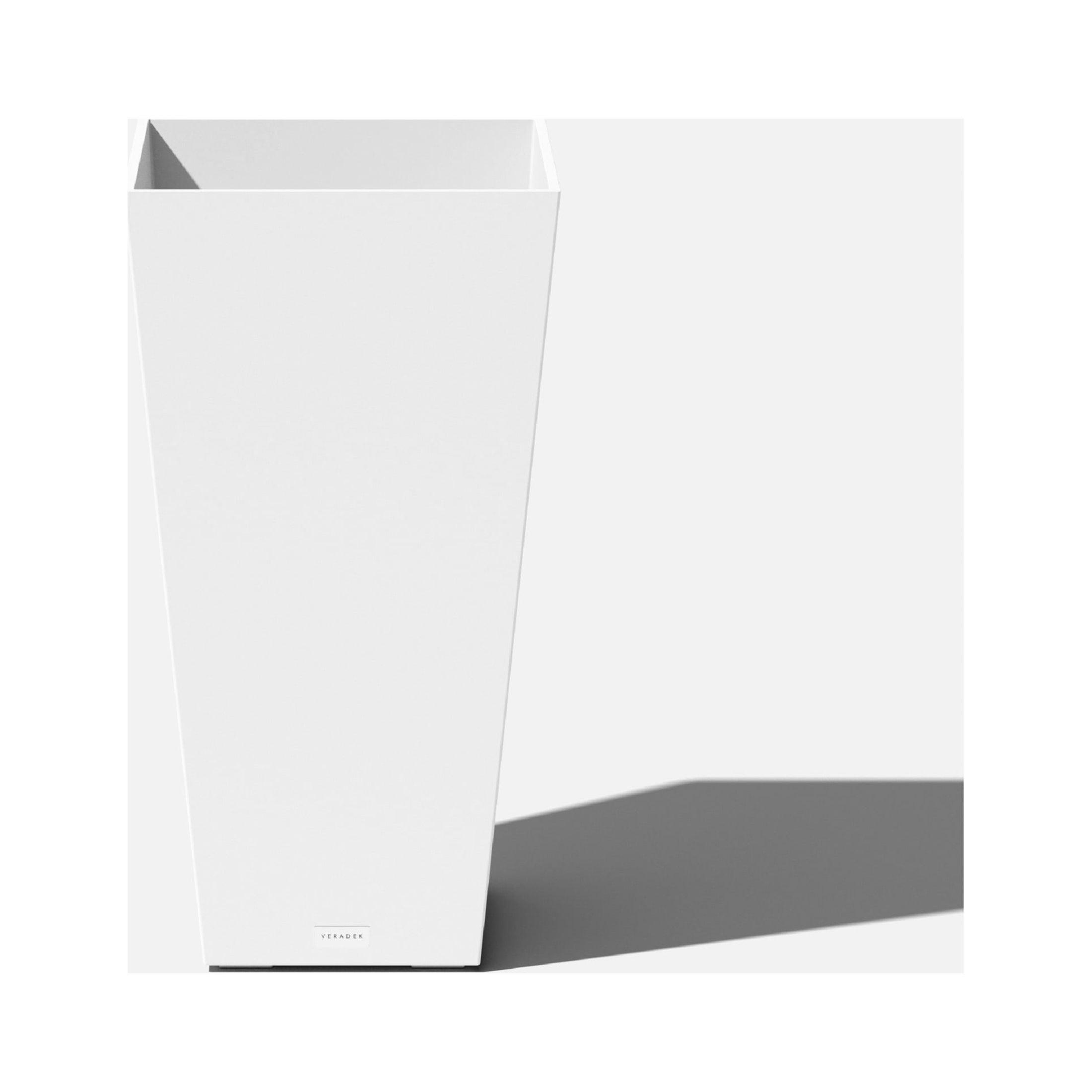 Veradek Pure Series Midland 30" Plastic Planter - White