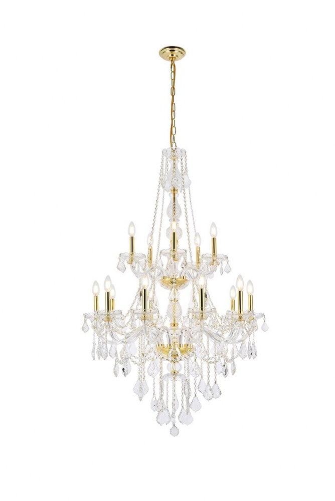Elegant Lighting Verona 15 - Light Chandelier in  Chrome