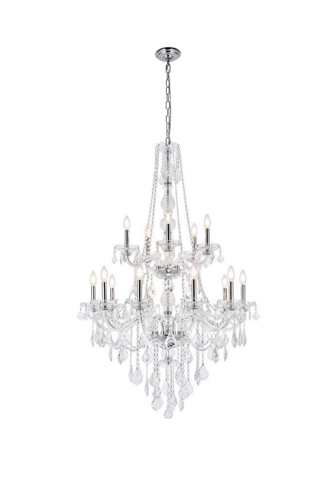 Elegant Lighting Verona 15 - Light Chandelier in  Chrome