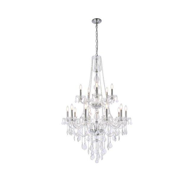 Elegant Lighting Verona 15 - Light Chandelier in  Chrome