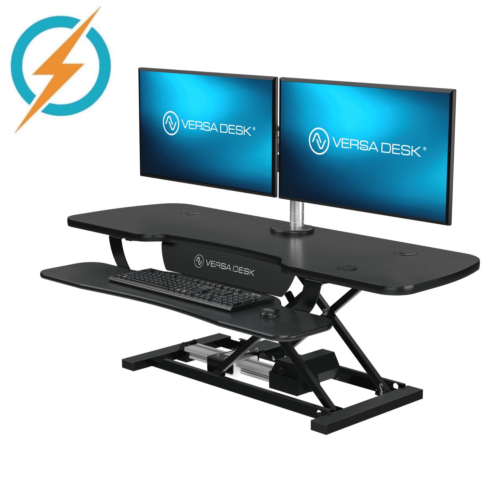 VERSADESK VersaDesk PowerPro Electric Height Adjustable Desk Converter w/ USB Charging Port