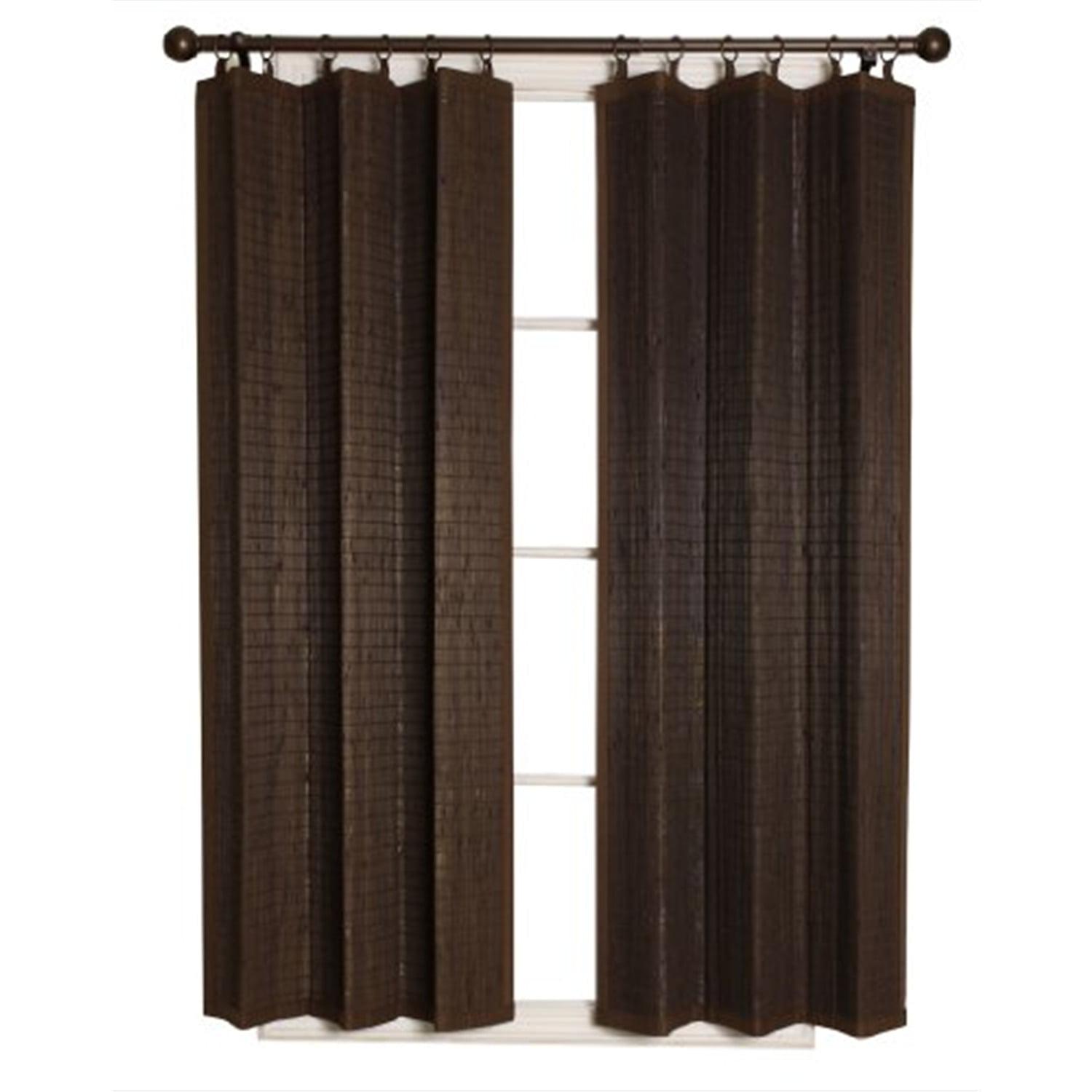 Versailles Patented Ring Top Bamboo Panel Series Panel - 40x63", Espresso