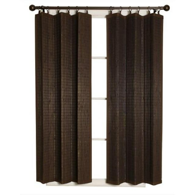 Versailles Patented Ring Top Bamboo Panel Series Panel - 40x63", Espresso