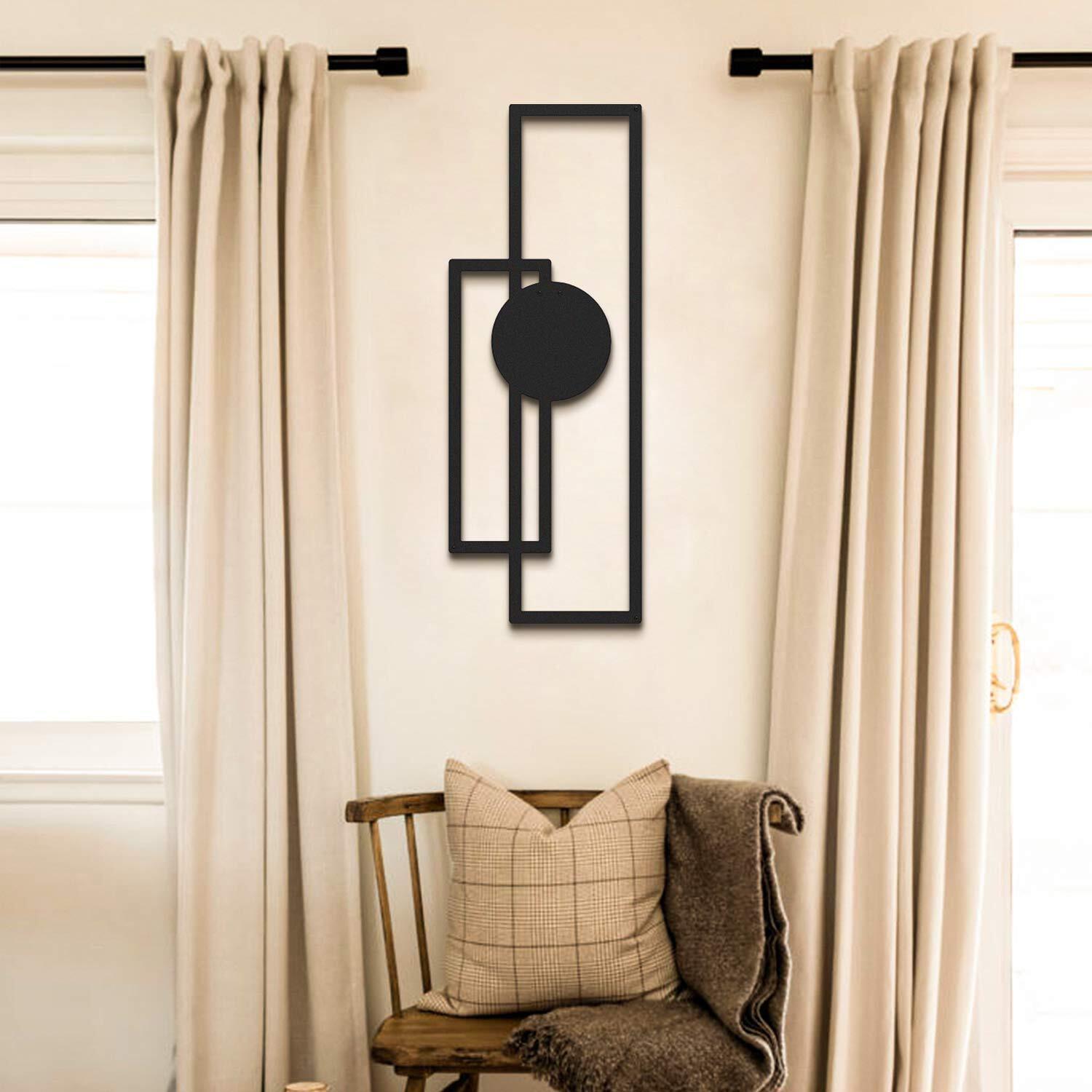 Trident Modern Metal Wall Art