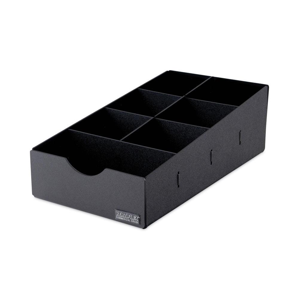 Black Commercial Grade 8-Compartment Condiment Caddy