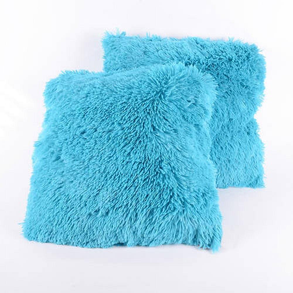 Faux Fur Reversible Throw Pillow