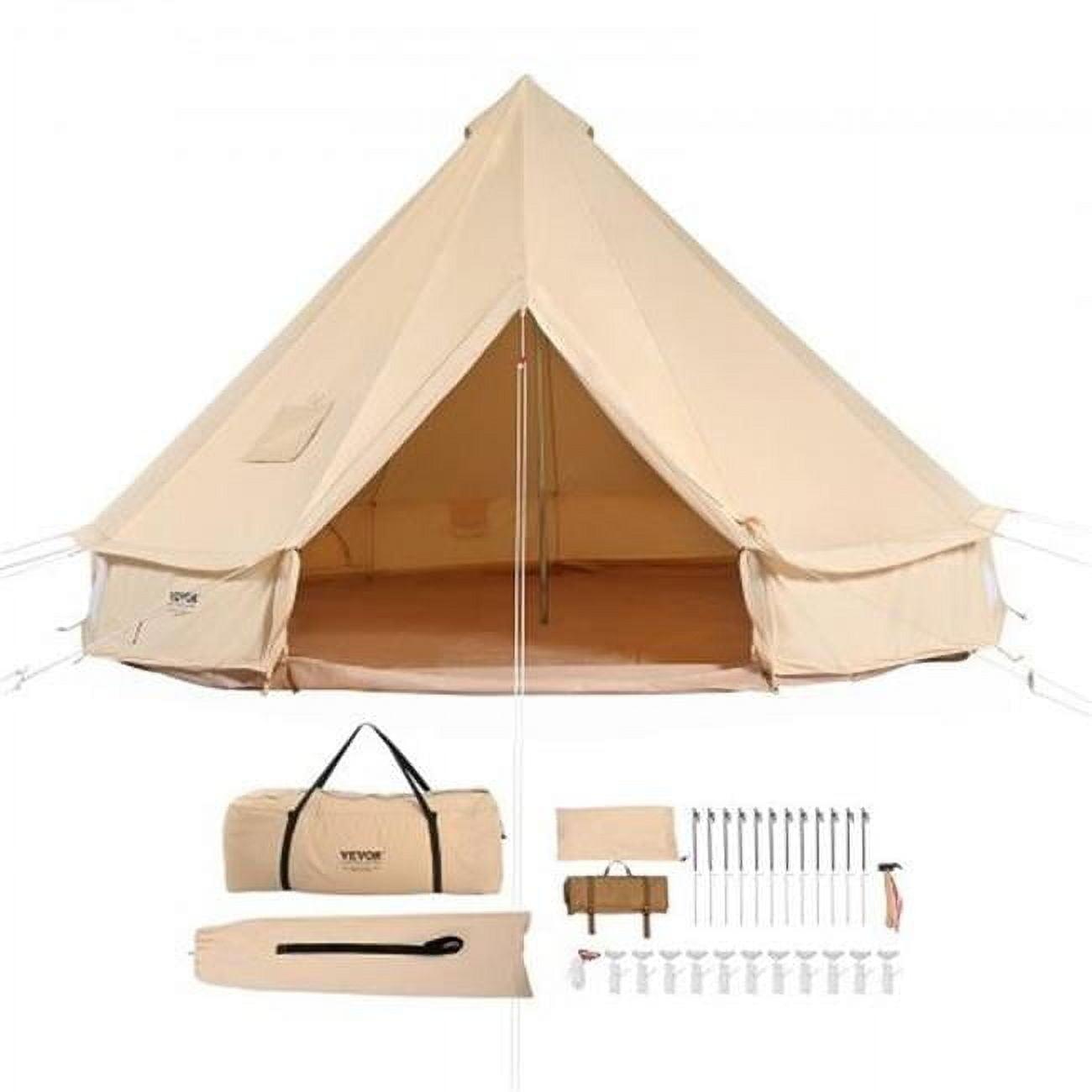 VEVOR VEVOR Canvas Bell Tent 4-Season Camping Yurt Tent with Stove Jack