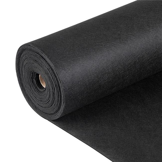 Black Heavy Duty Non-Woven Garden Weed Barrier Fabric 3ft x 100ft