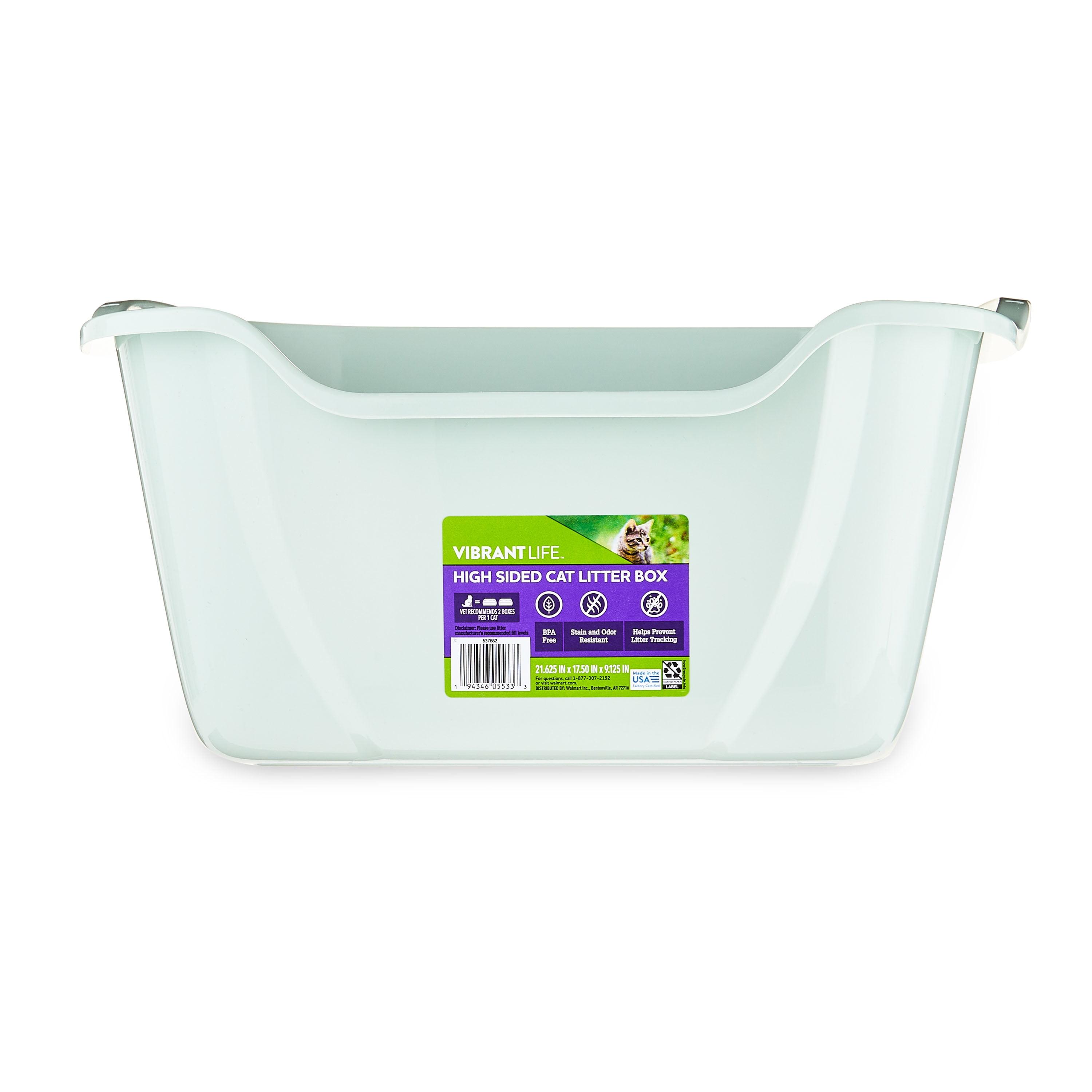 Vibrant Life High Sided Open Cat Litter Box