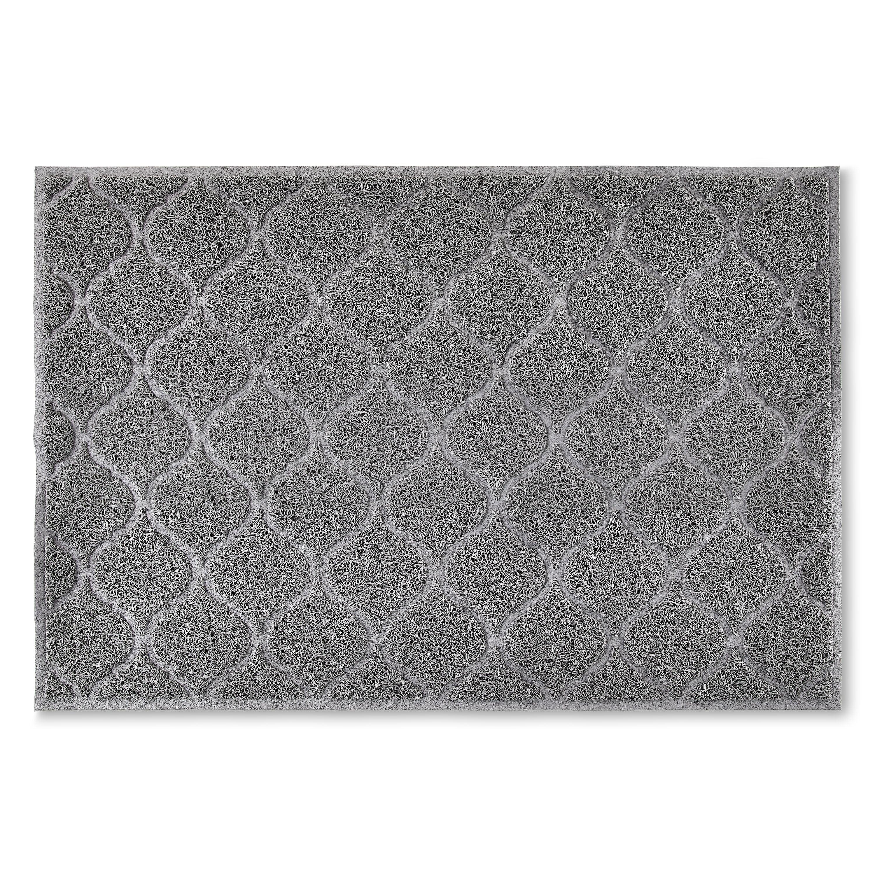 Vibrant Life Large Trapper Litter Mat, 35" x 23", Gray