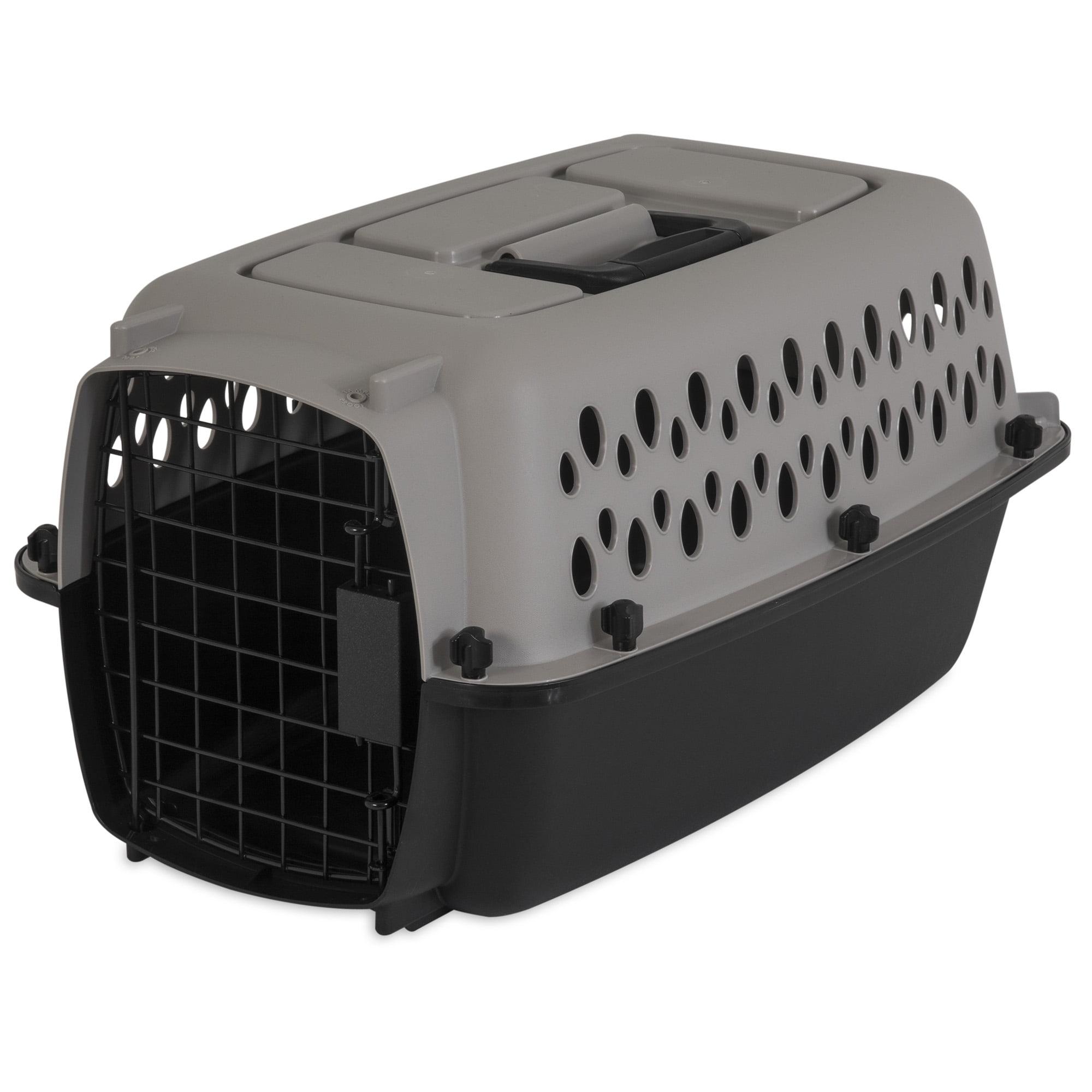 Vibrant Life Pet Kennel 19" X-Small Plastic Dog Crate Portable Carrier for Pets up to 10 lbs