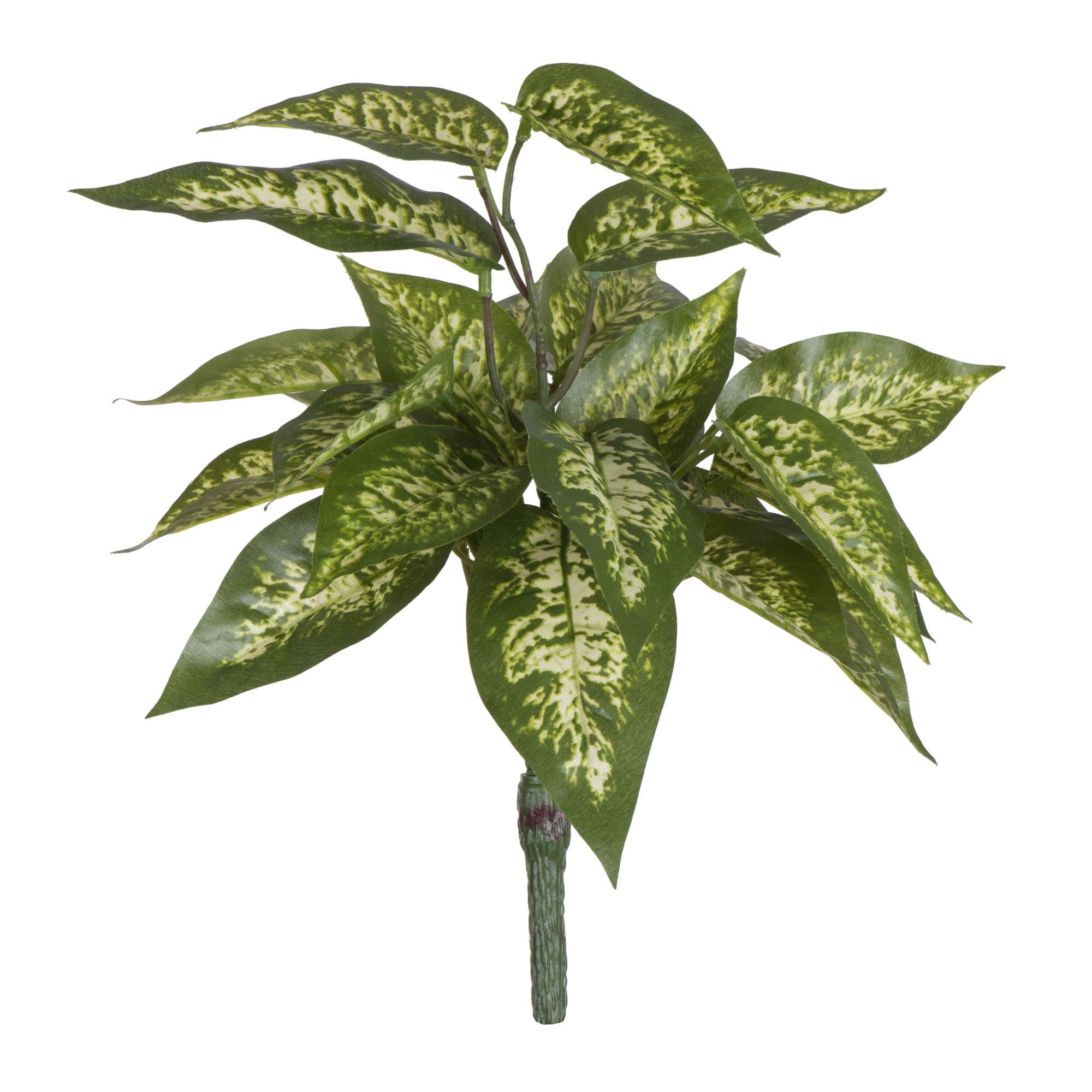 11'' Green Leopard Lily Artificial Bush Set of 3