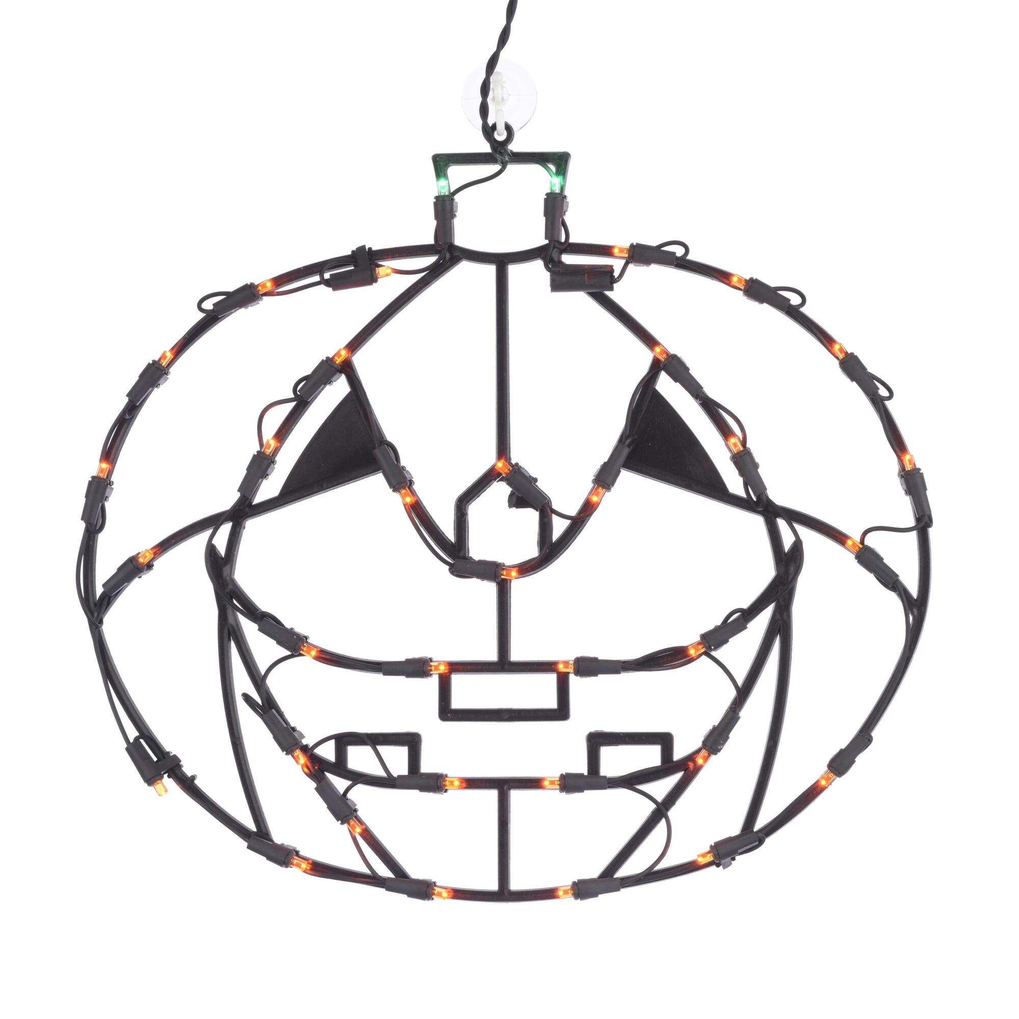 Pumpkin Halloween Window Silhouette Decoration Lighted Display