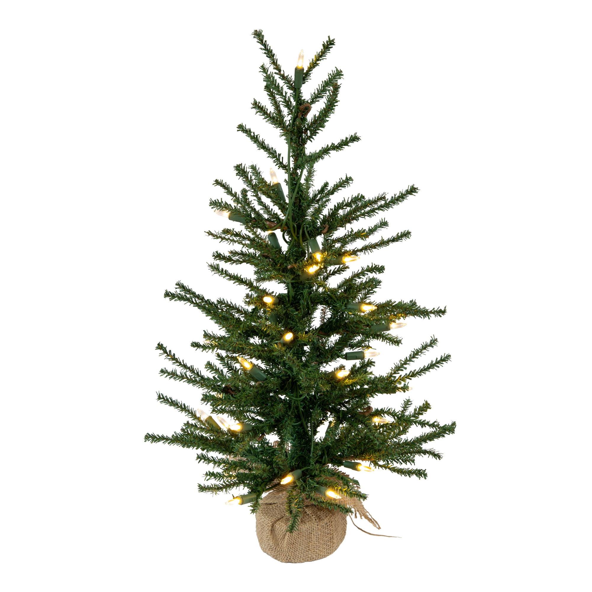 Vickerman 24" Angel Pine Artificial Christmas Tree, Warm White Dura-lit LED Lights