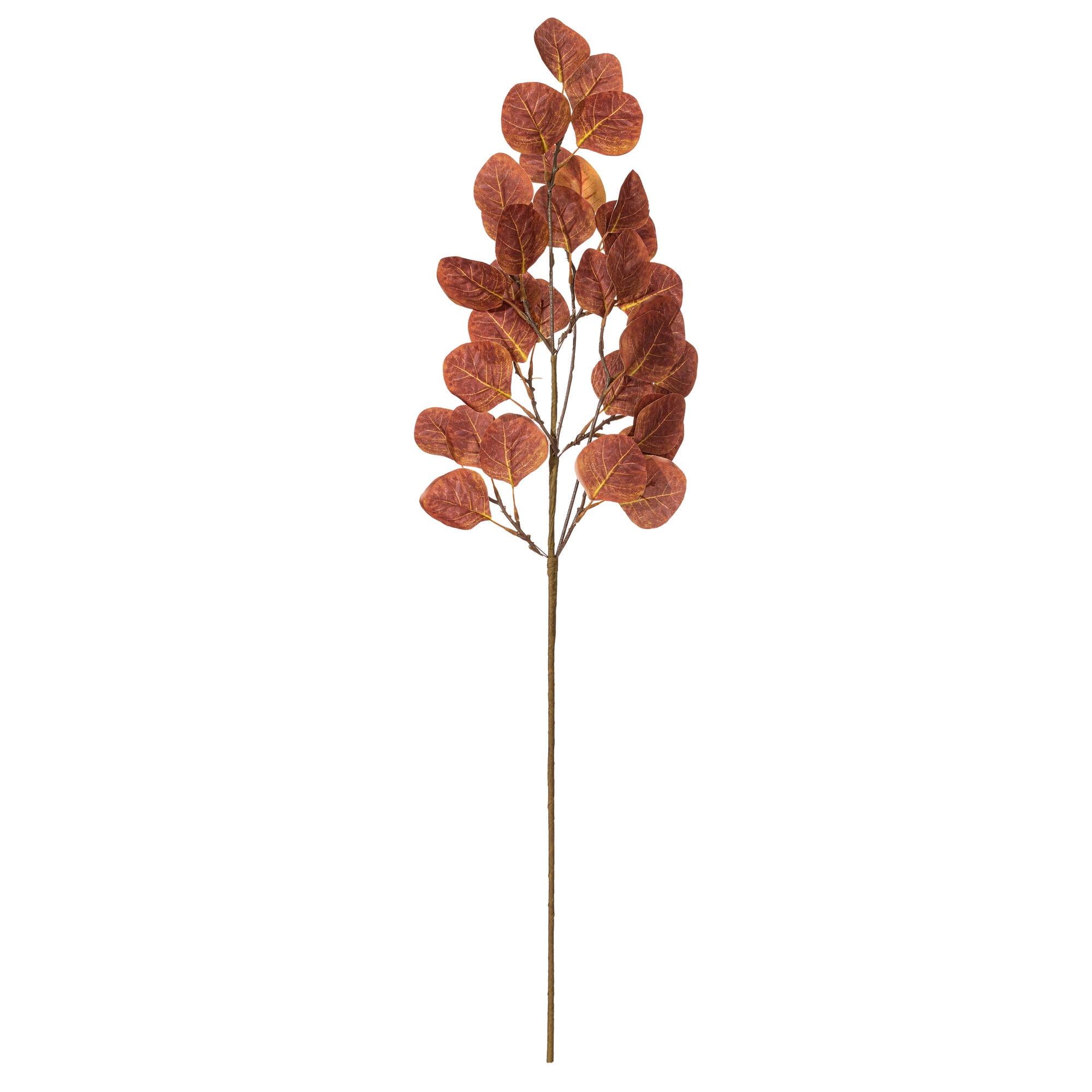 32 in. Dark Brown Leaf Spray, 3 Piece per Bag