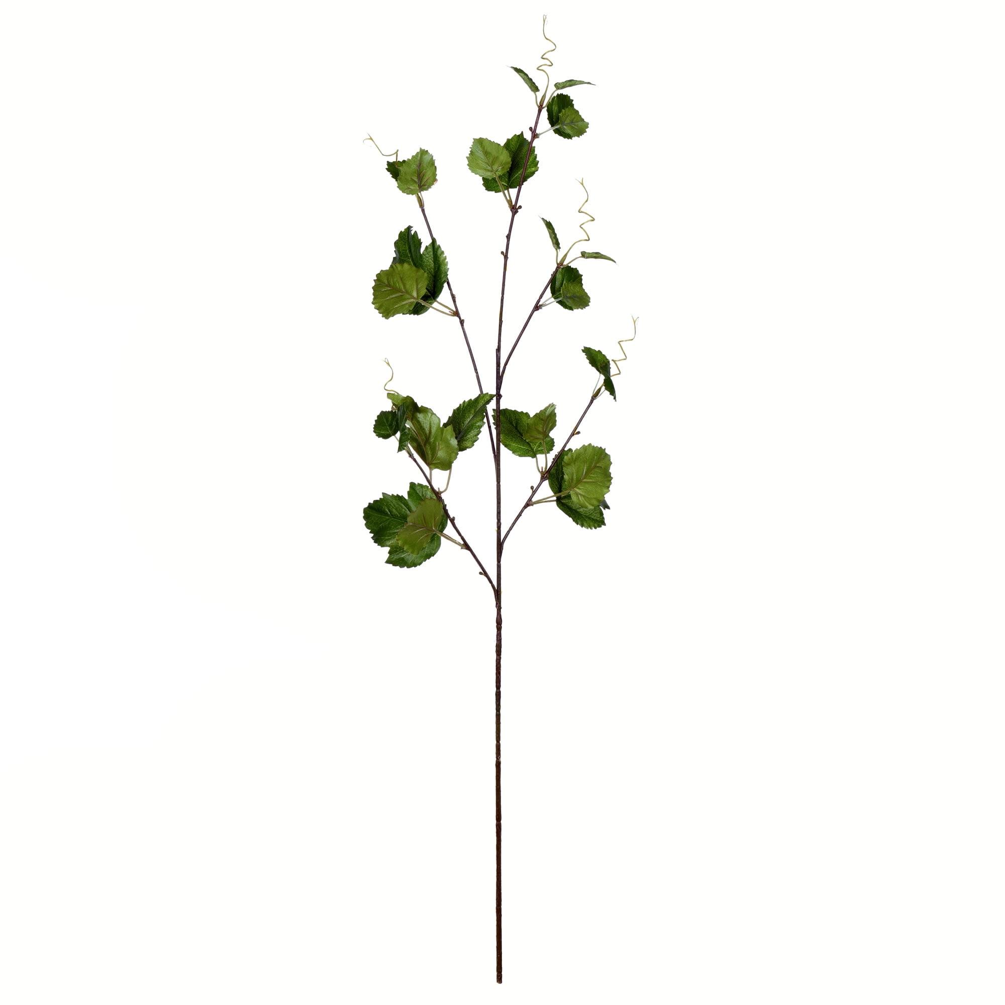 Vickerman 34" Artificial Green Hop Leaf Spray. Includes 3 sprays per pack.