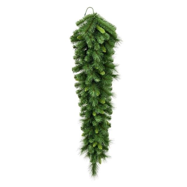 Vickerman 36" Bangor Mixed Pine Artificial Christmas Tear Drop, Unlit