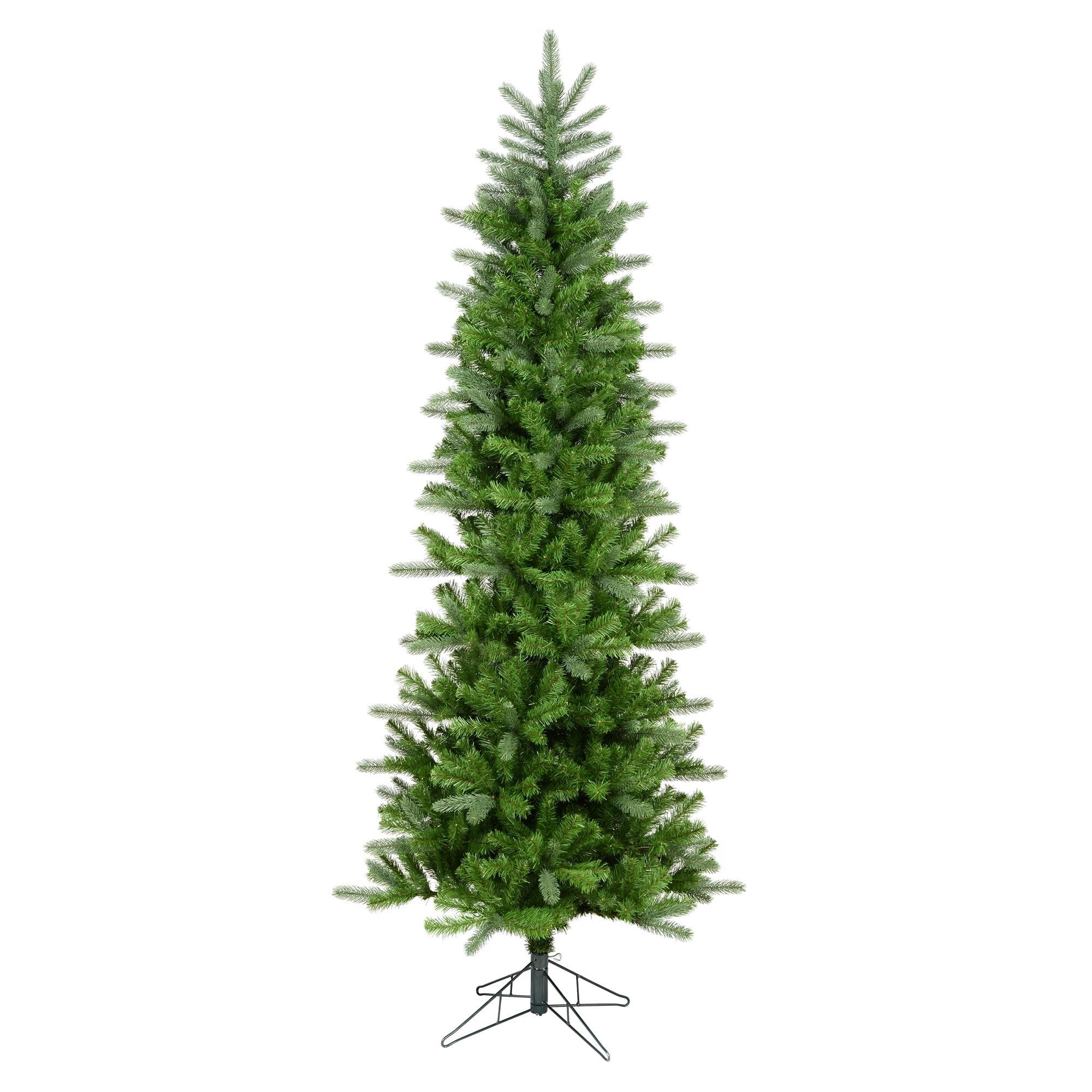 Vickerman 4.5' Carolina Pencil Spruce Artificial Christmas Tree, Unlit In a 17"Lx17"Wx5"H base.