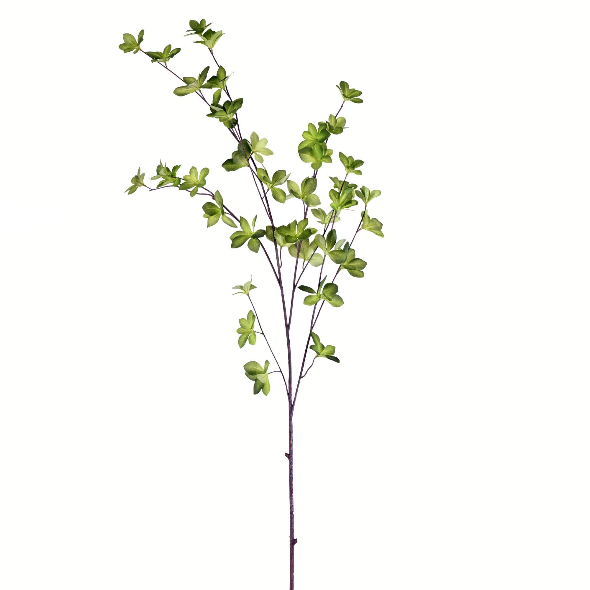 Vickerman 46" Artificial Green Leaf Spray. Includes 3 sprays per pack.