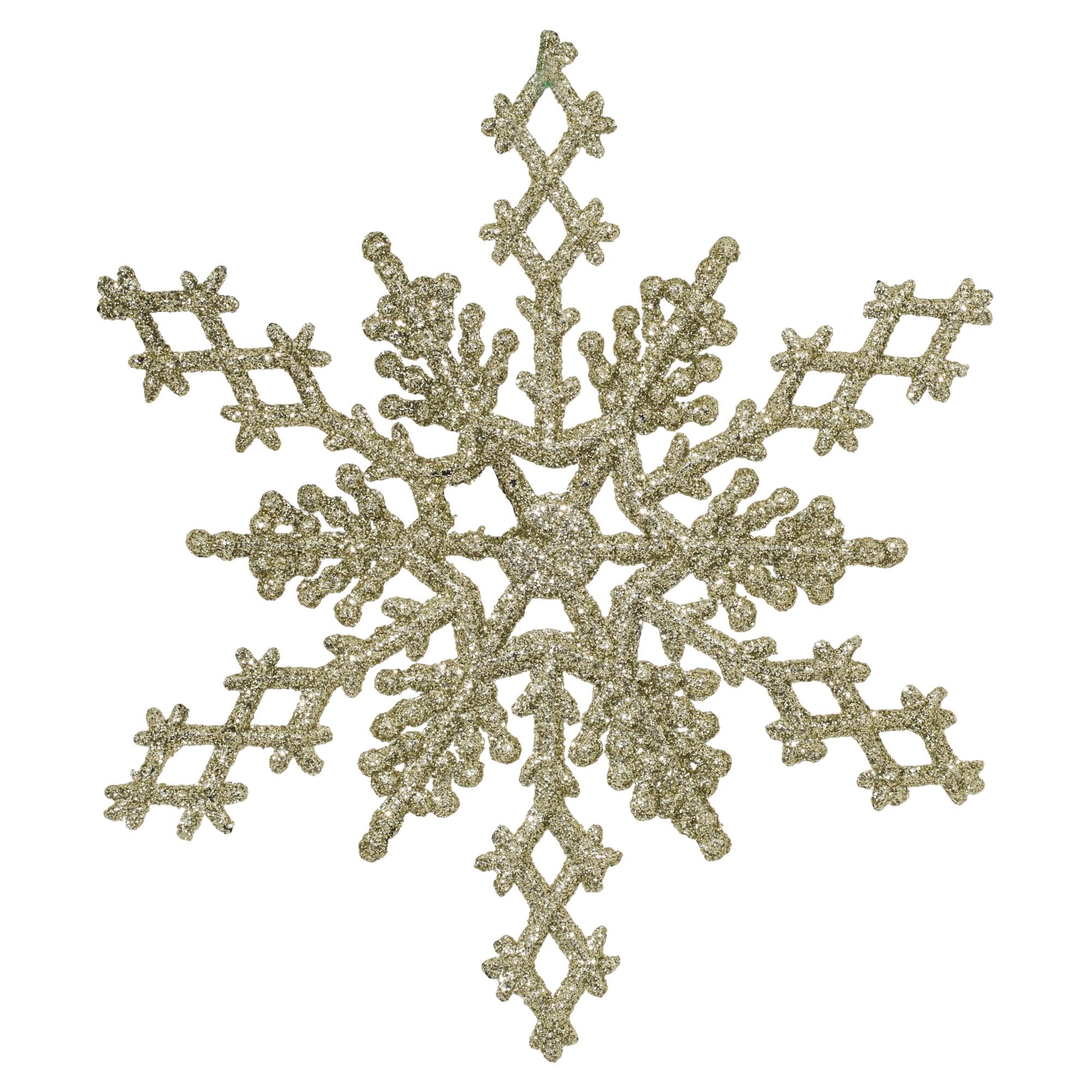 Glitter Snowflake Ornament