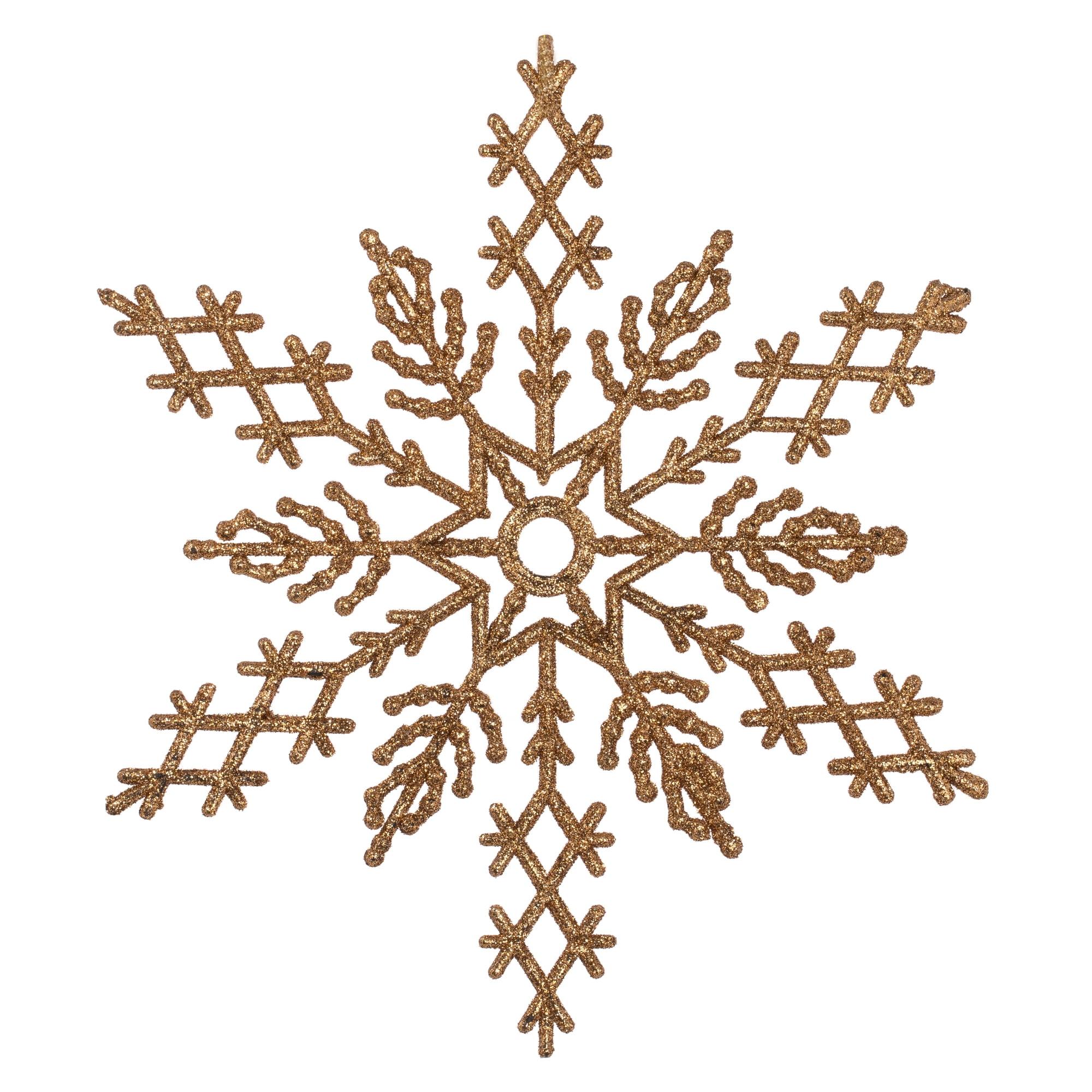 Glitter Snowflake Ornament