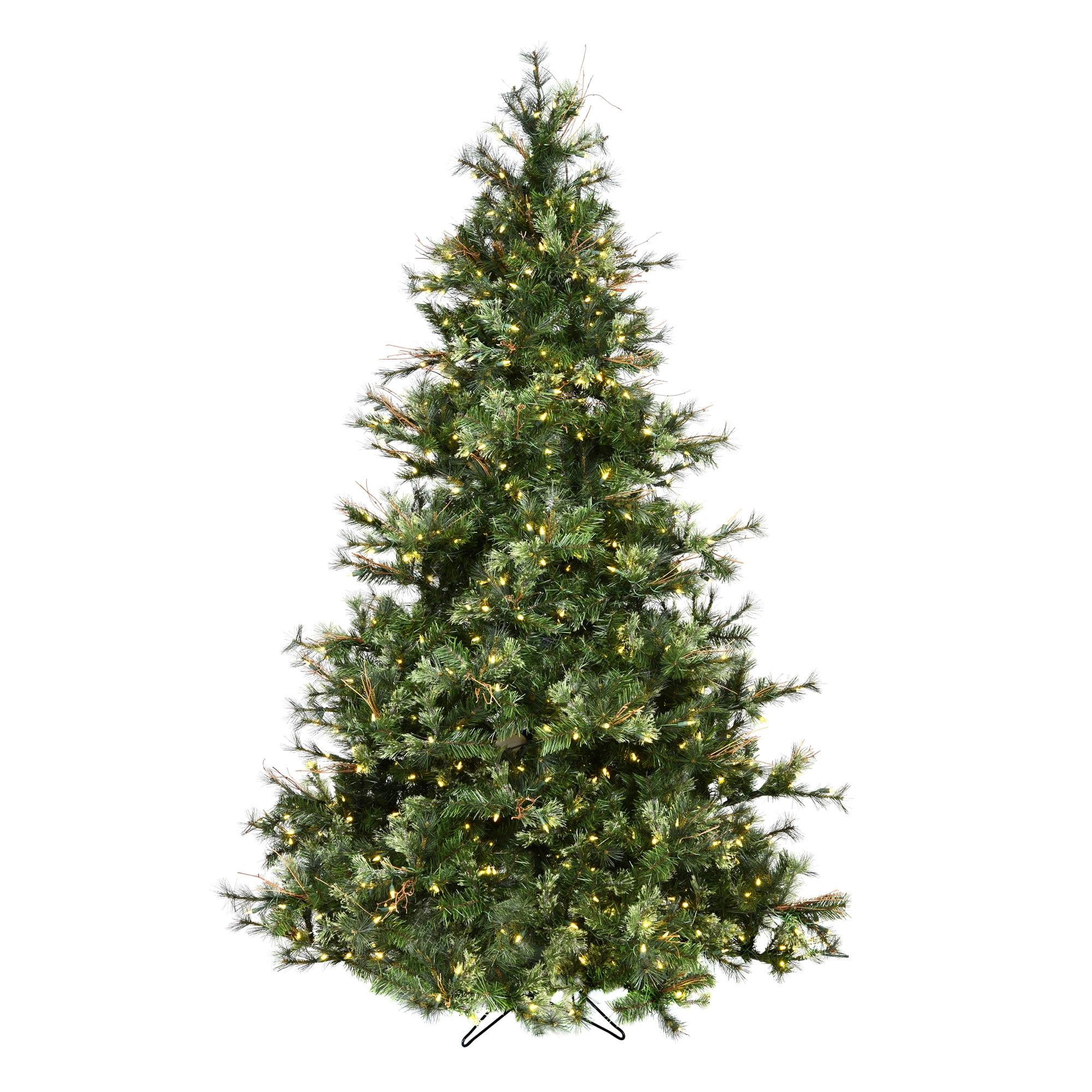 Vickerman 7.5' Mixed Country Pine Artificial Christmas Tree, Warm White Dura-Lit® LED Lights