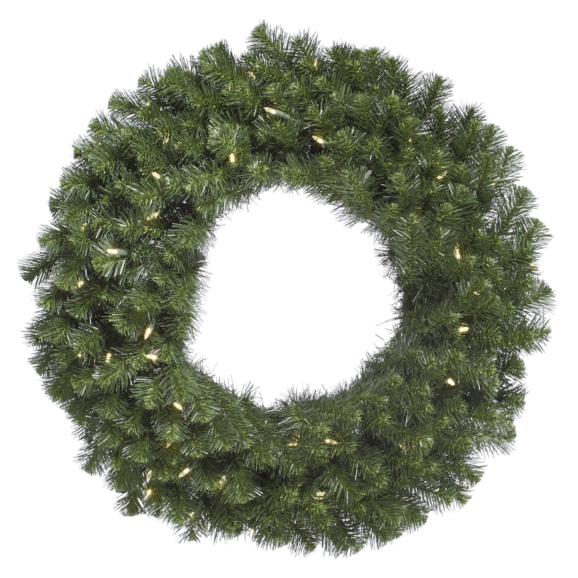 Vickerman Artificial Douglas Fir Wreath Dura-Lit