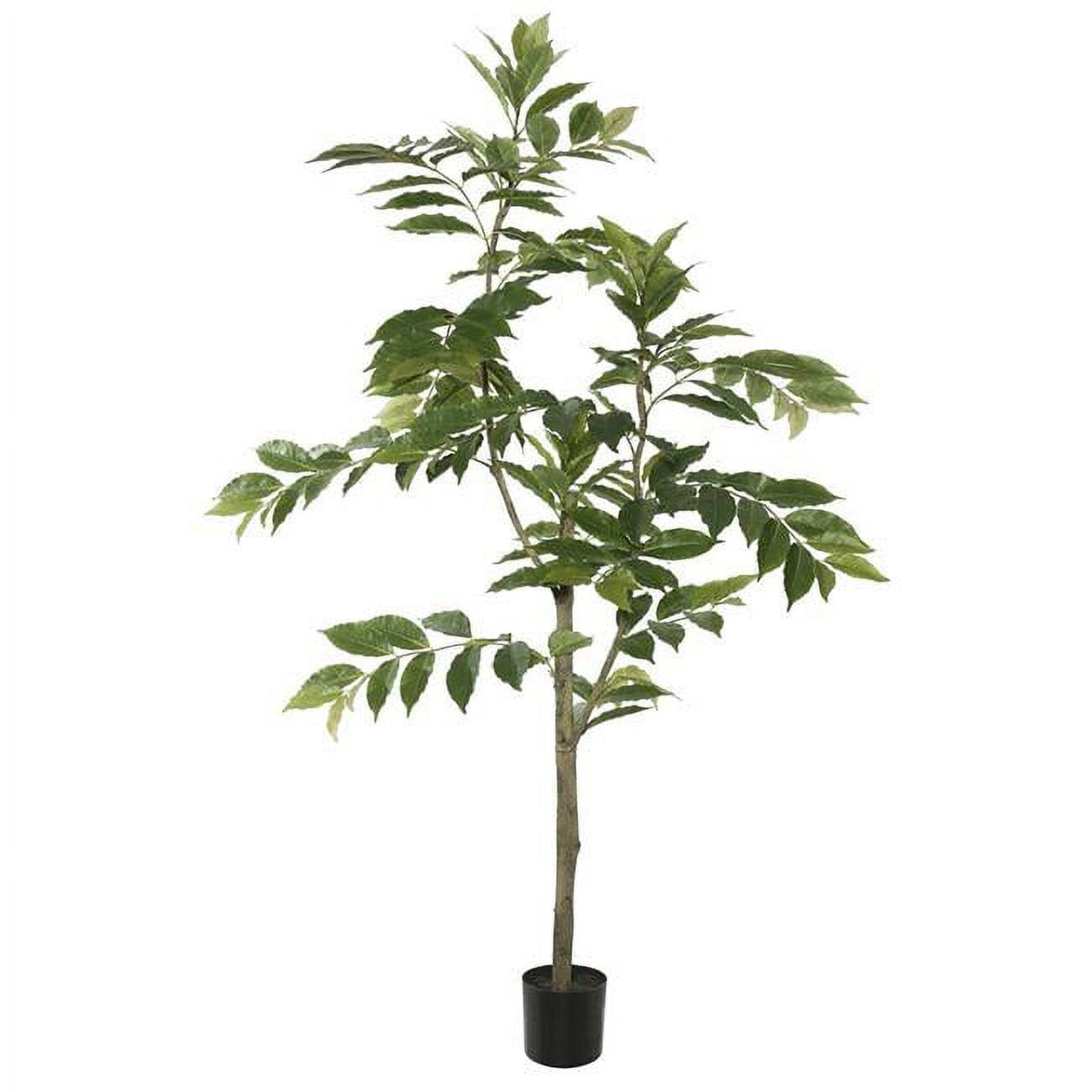 Verdant Haven 6' Potted Artificial Nandina Tree with 284 Leaves