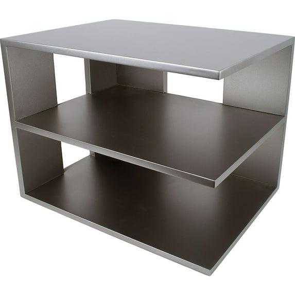 Victor Technology Wood Desk Accessories Corner Shelf Classic Silver S1120