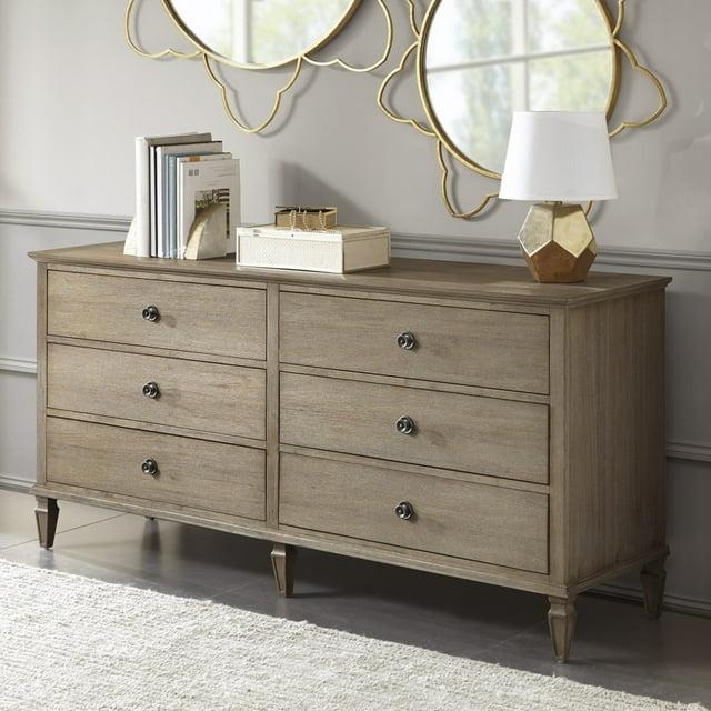 Canora Grey Victoria 6-Drawer Double Wide Wood Dresser