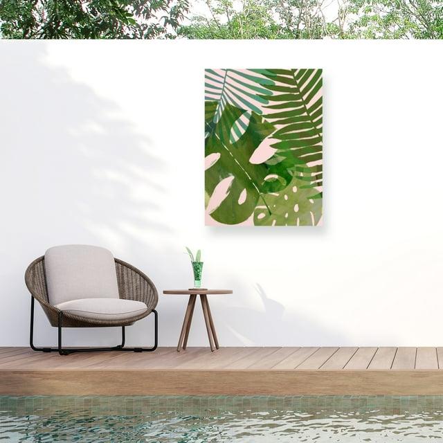 Victoria Borges 'Tropical Tangle Ii' Outdoor Canvas