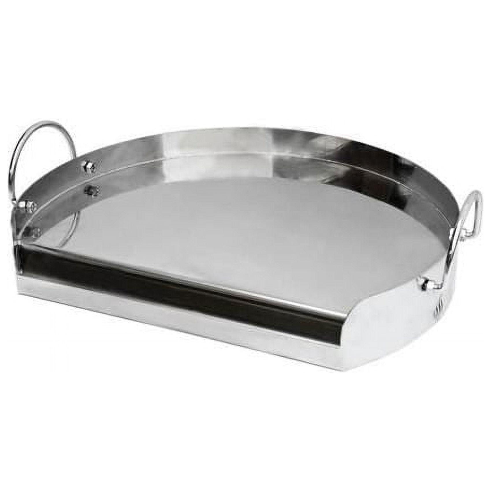 Victory Stainless Steel Round Griddle for 21-Inch Kamado Grill