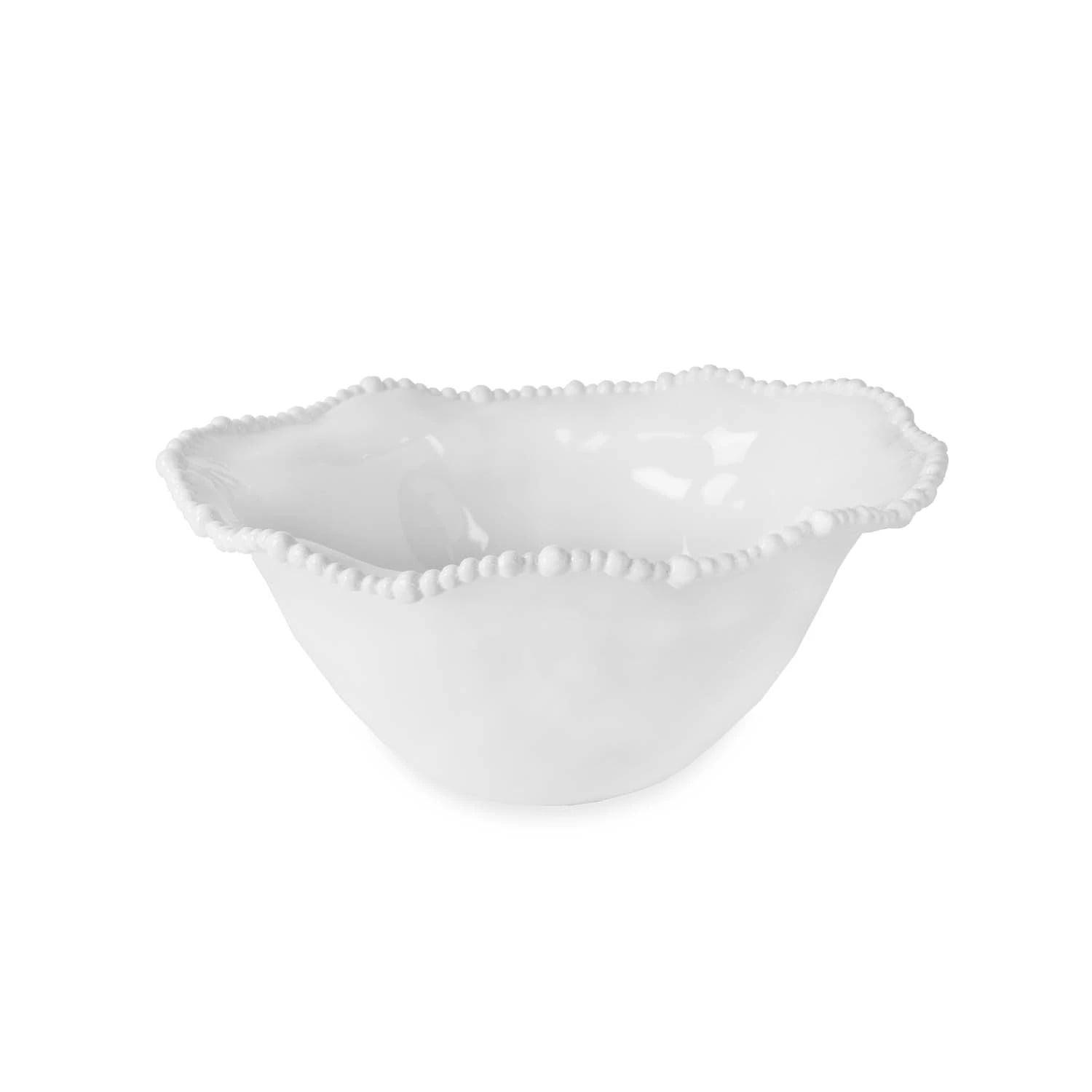 Vida Alegria Large White Melamine Serving Bowl