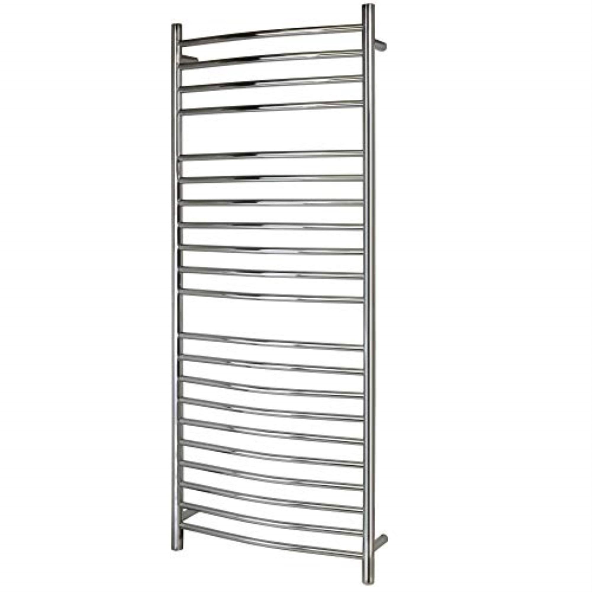 Vida Polished Stainless Steel 21-Bar Wall-Mounted Towel Warmer