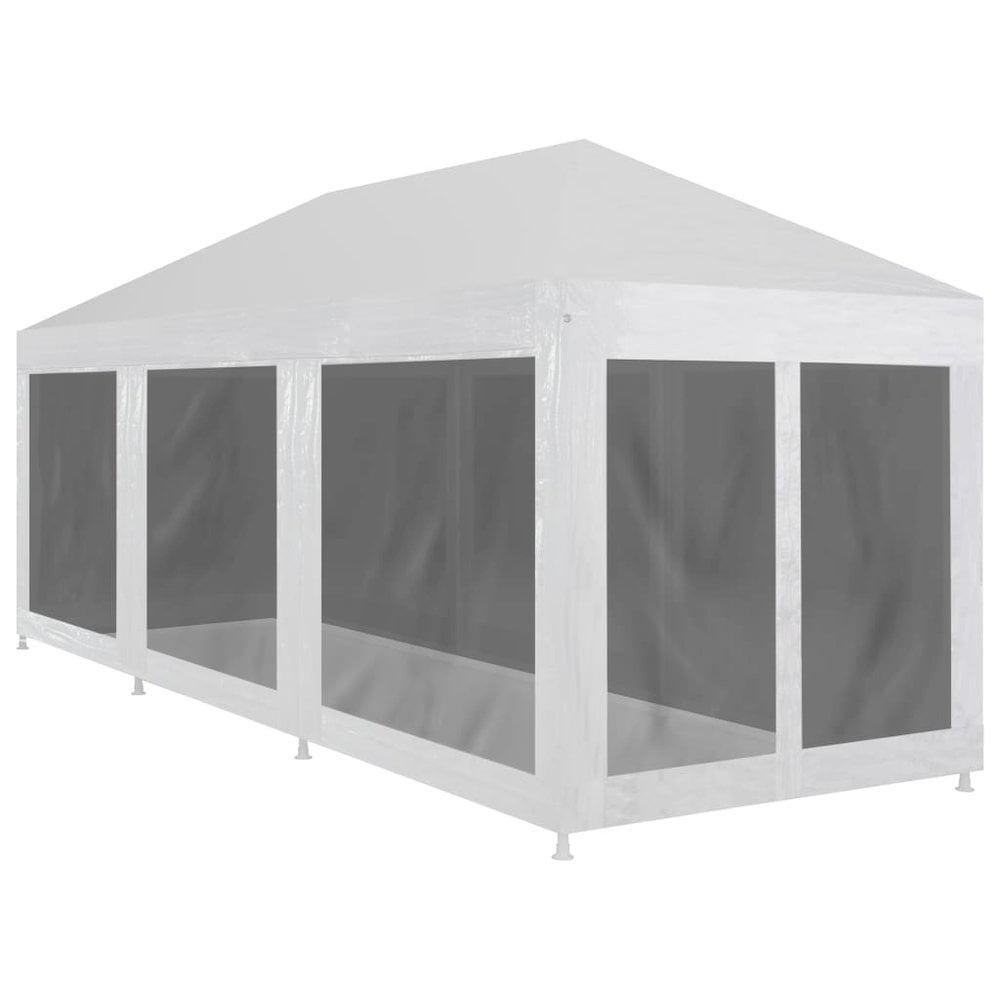 vidaXL 29.5 Ft. W x 9.8 Ft. D Steel Party Tent with 4 Mesh Sidewalls