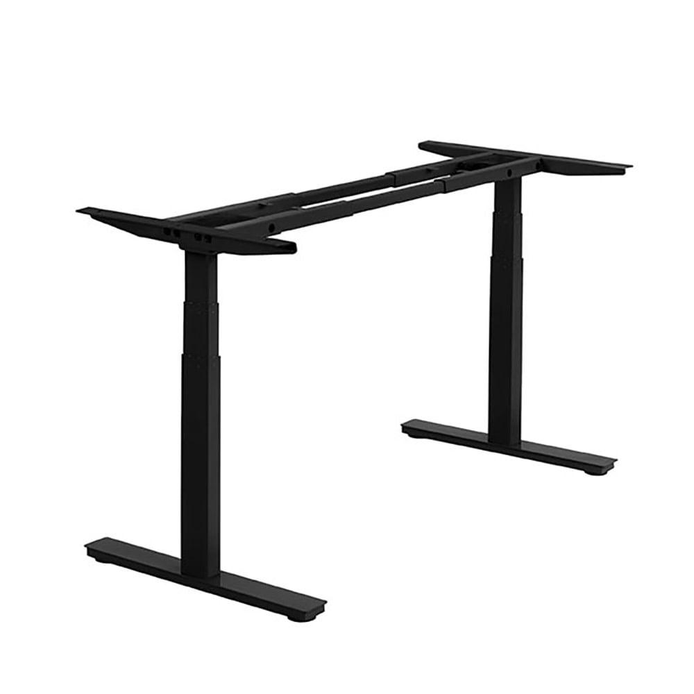 Dual Motor Electric Standing Desk Frame - Black High-Grade Steel