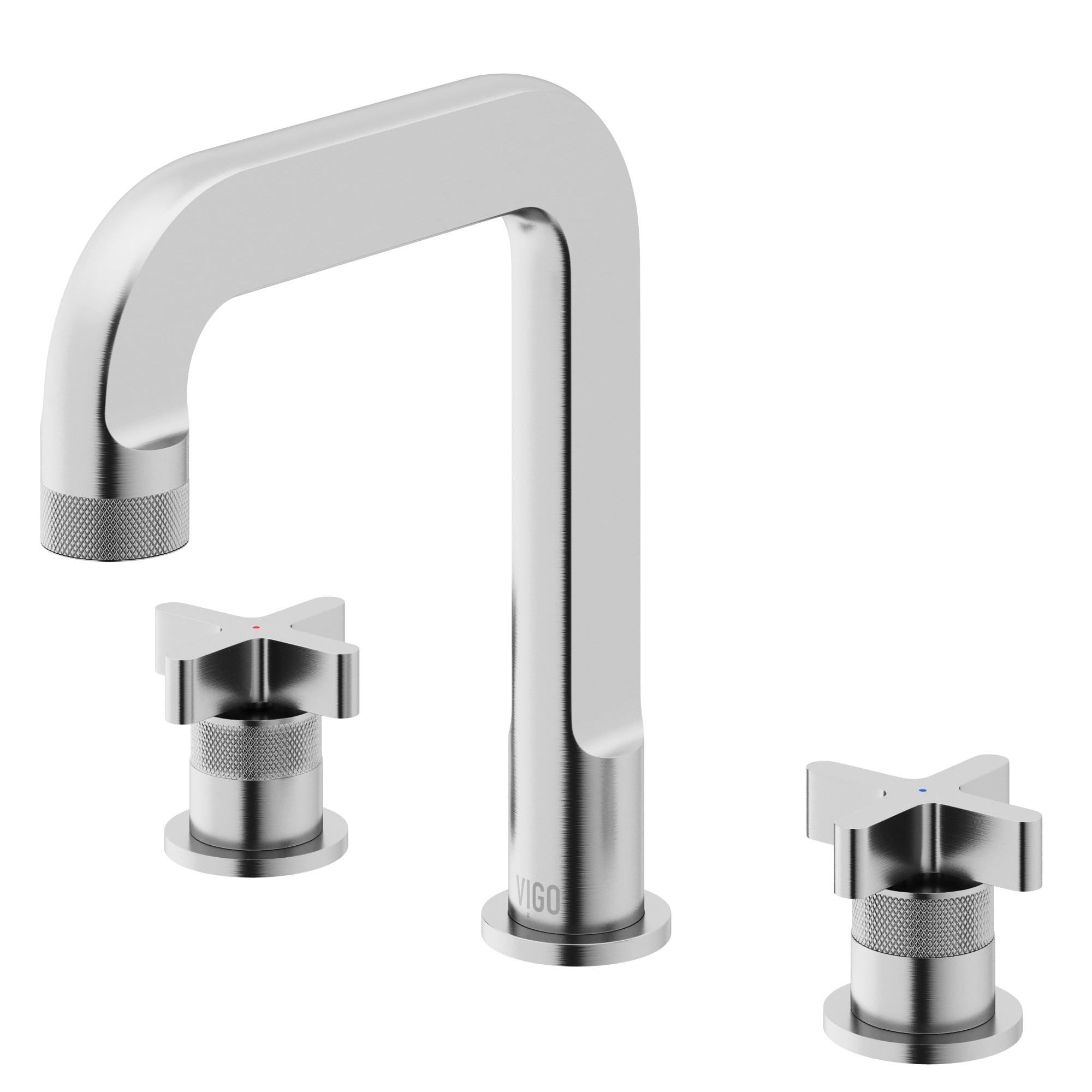 Wythe Urban Aesthetic Brushed Nickel Widespread Bathroom Faucet